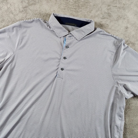 Grayson Other - Greyson Golf Polo Shirt Mens size‎ 2XL Short Sleeve Stripe Recycled Polyester